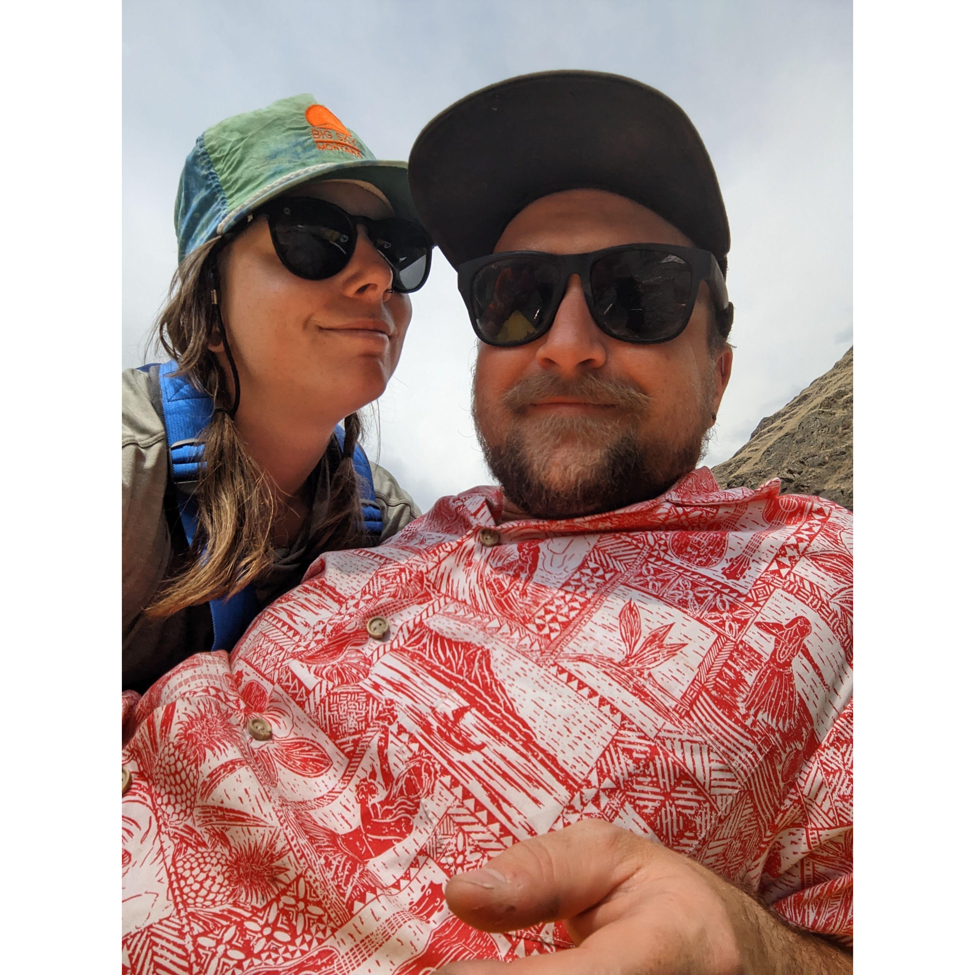 We love rafting on our boat Grimace. She's bright purple and crushes curlers.