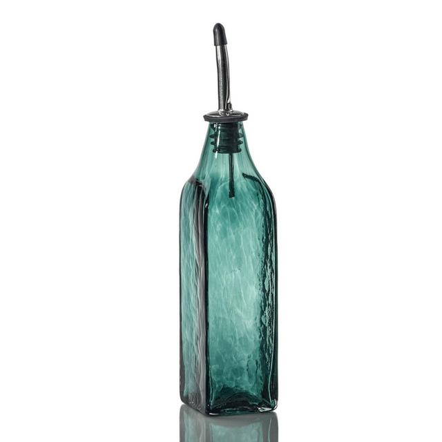 Hand Blown Glass Olive Oil Dispenser, Soap...