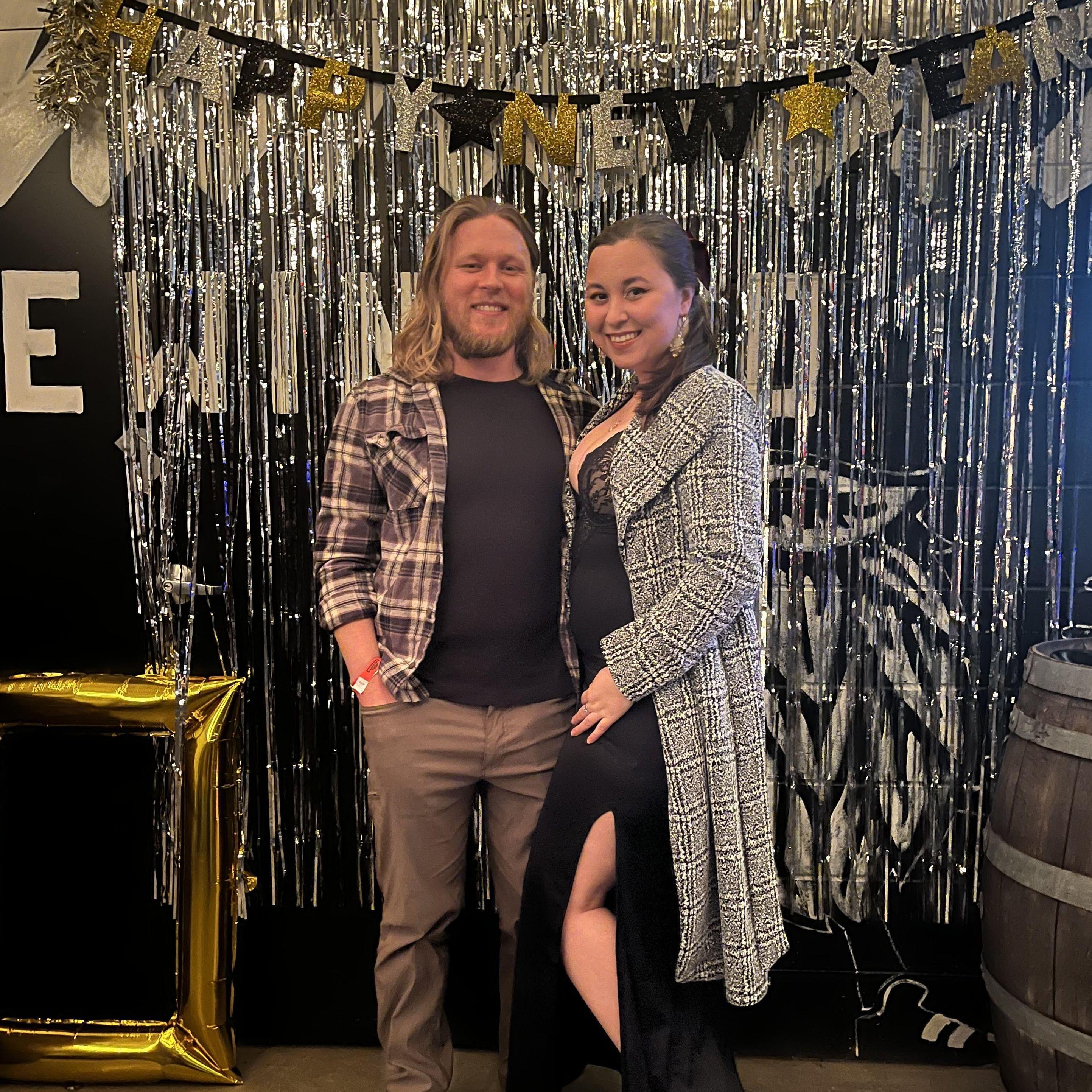 12.31.23 Libby & Drew ring in the New Year at a local brewery in Athens