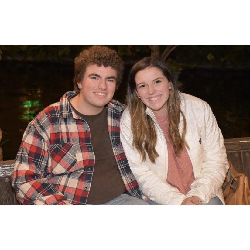 One of our wonderful dates we had at the Opry land Hotel looking at all the Christmas lights.