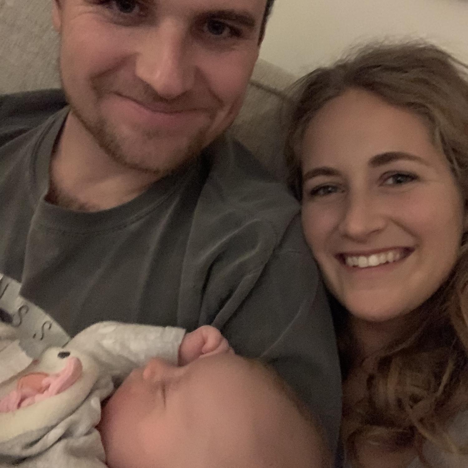 Finally meeting baby Paige!