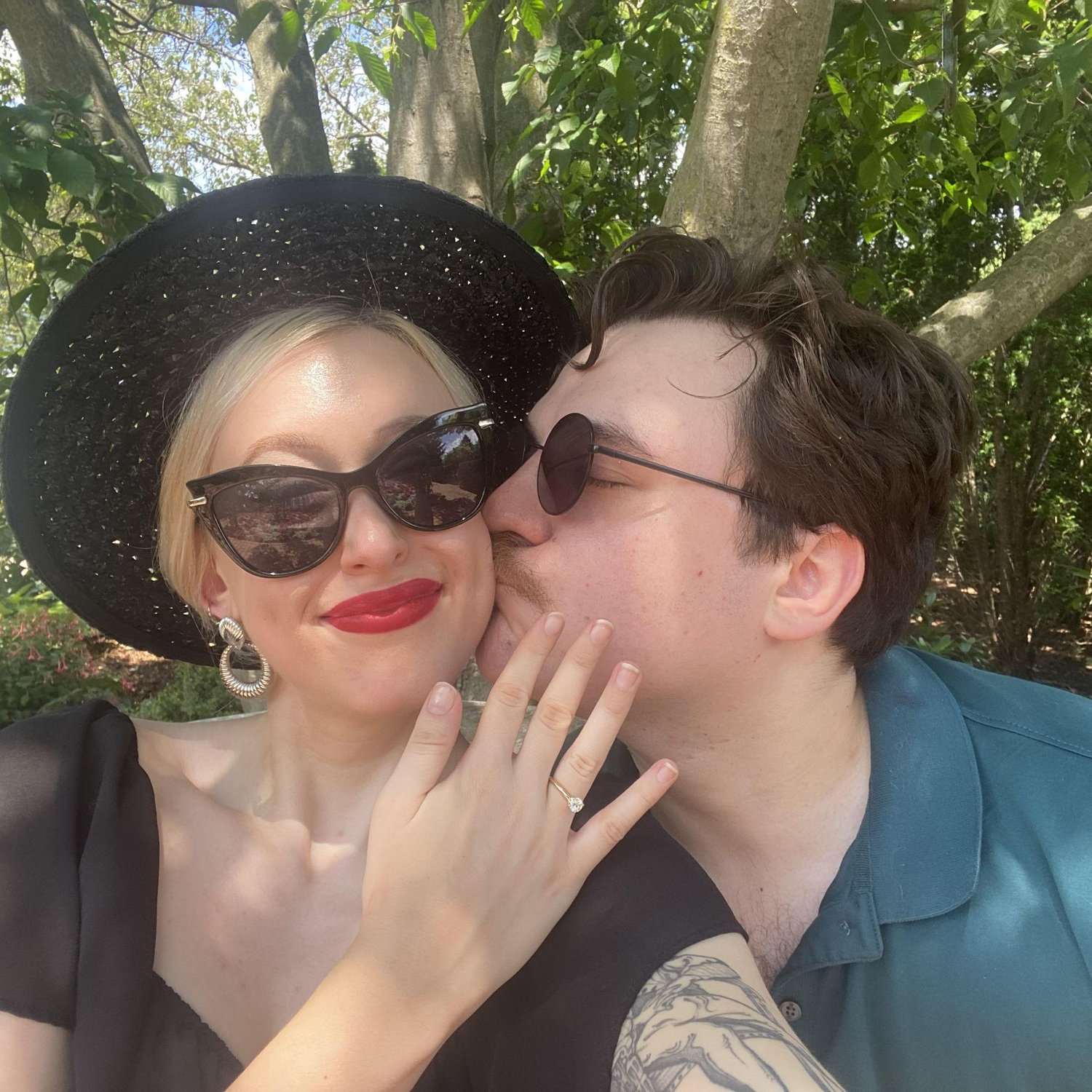 She said "yes"...and then asked, "I asked yes, right? I blacked out."