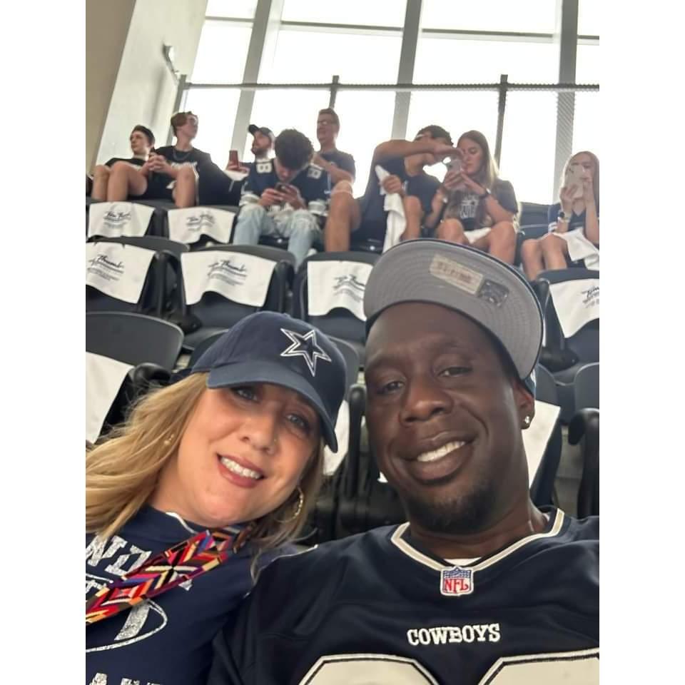 Kip's birthday-Cowboys game!