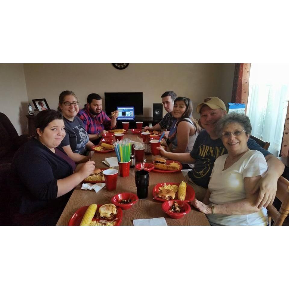 Birthday dinner with Matt's family