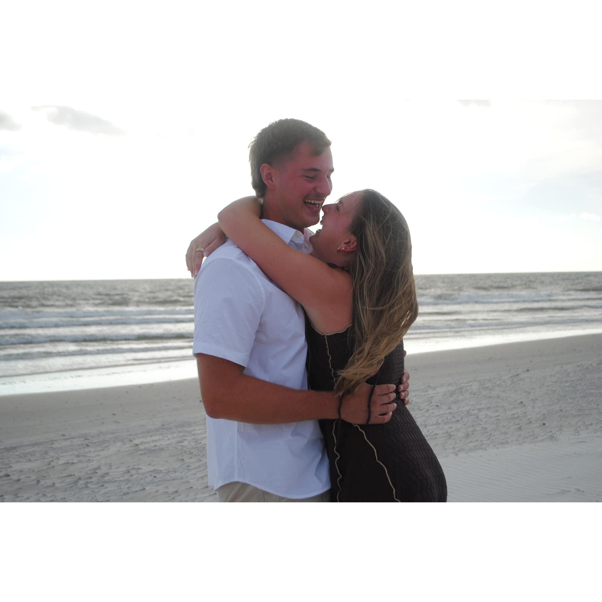 Always laughing together.