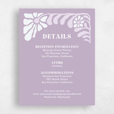 Lilac, Purple Wedding Enclosure - Bellefleur