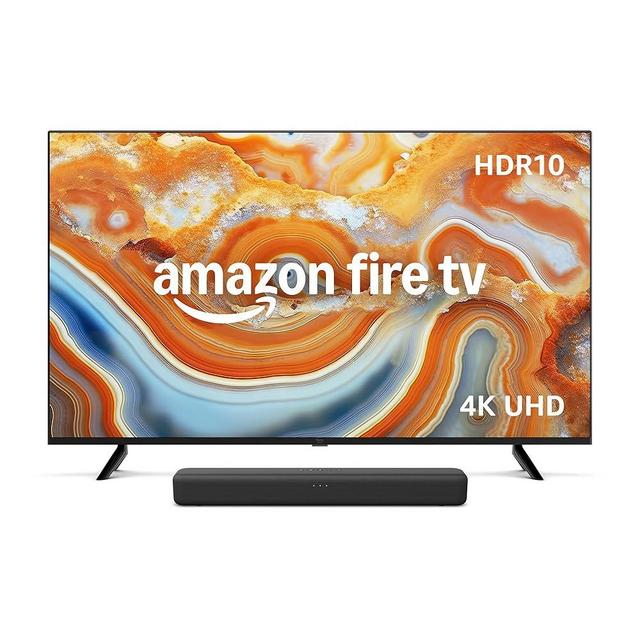 Amazon Fire TV 50" 4-Series, 2024 release, with Fire TV Soundbar