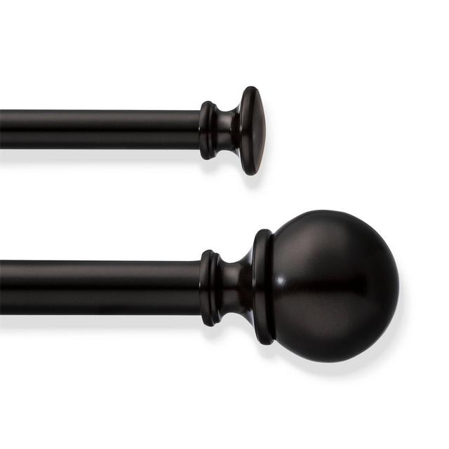 36"-66" Double Rod Ball Oil Rubbed Bronze - Threshold™