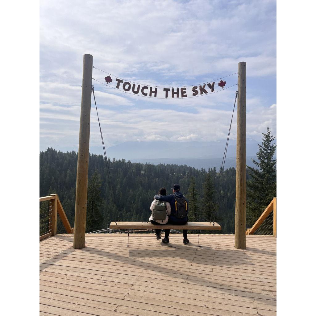 The Golden Sky Bridge Swing in Canada