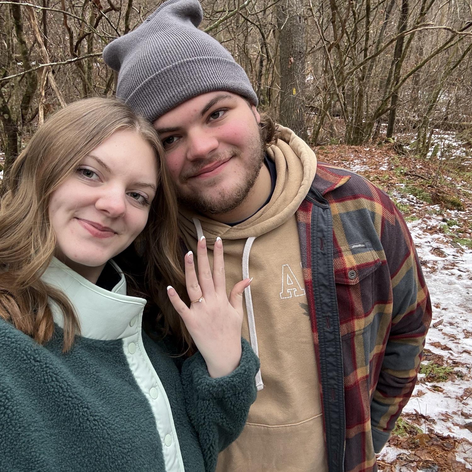 The day we got engaged!