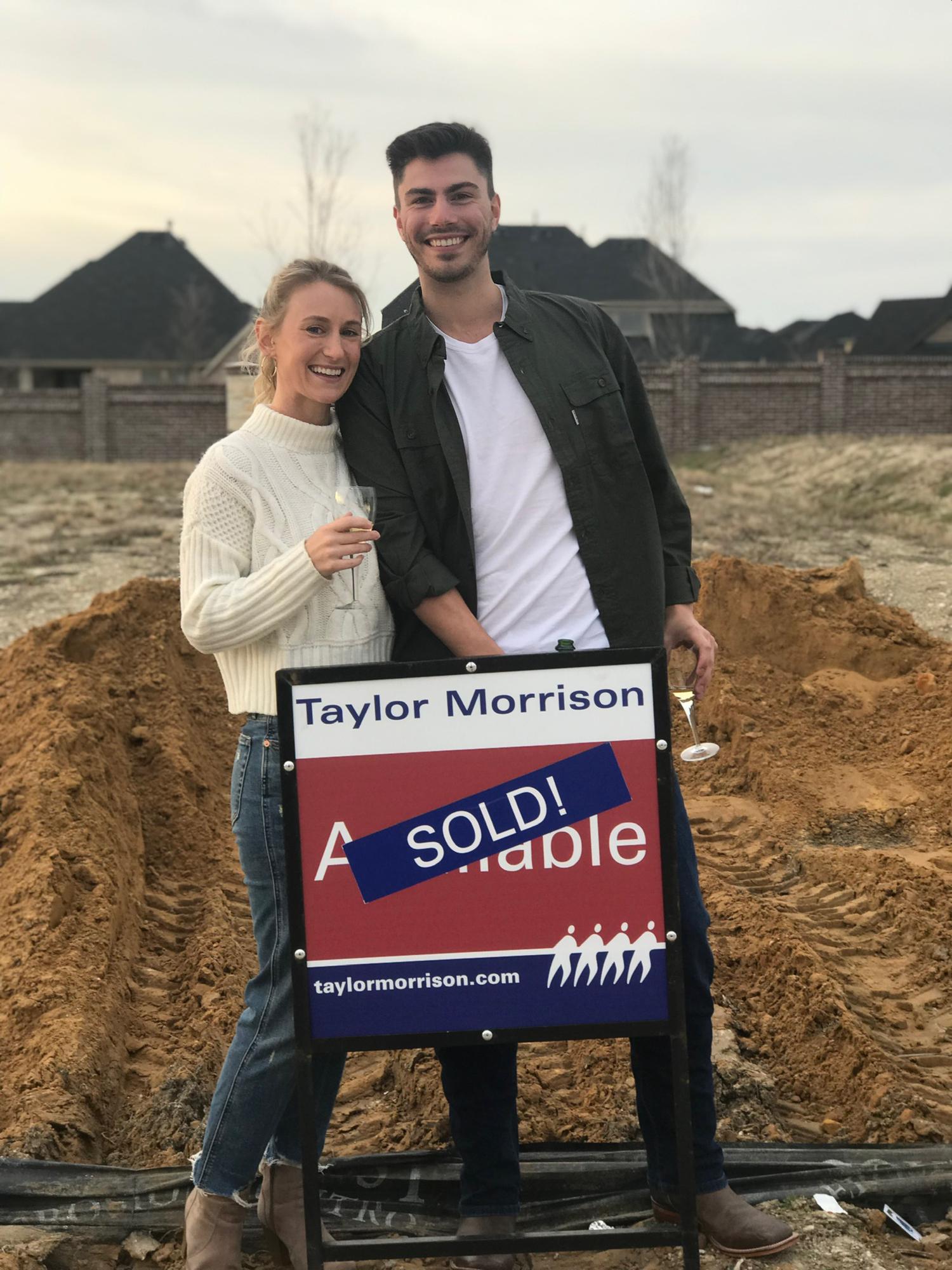 The day we committed to our first Home!