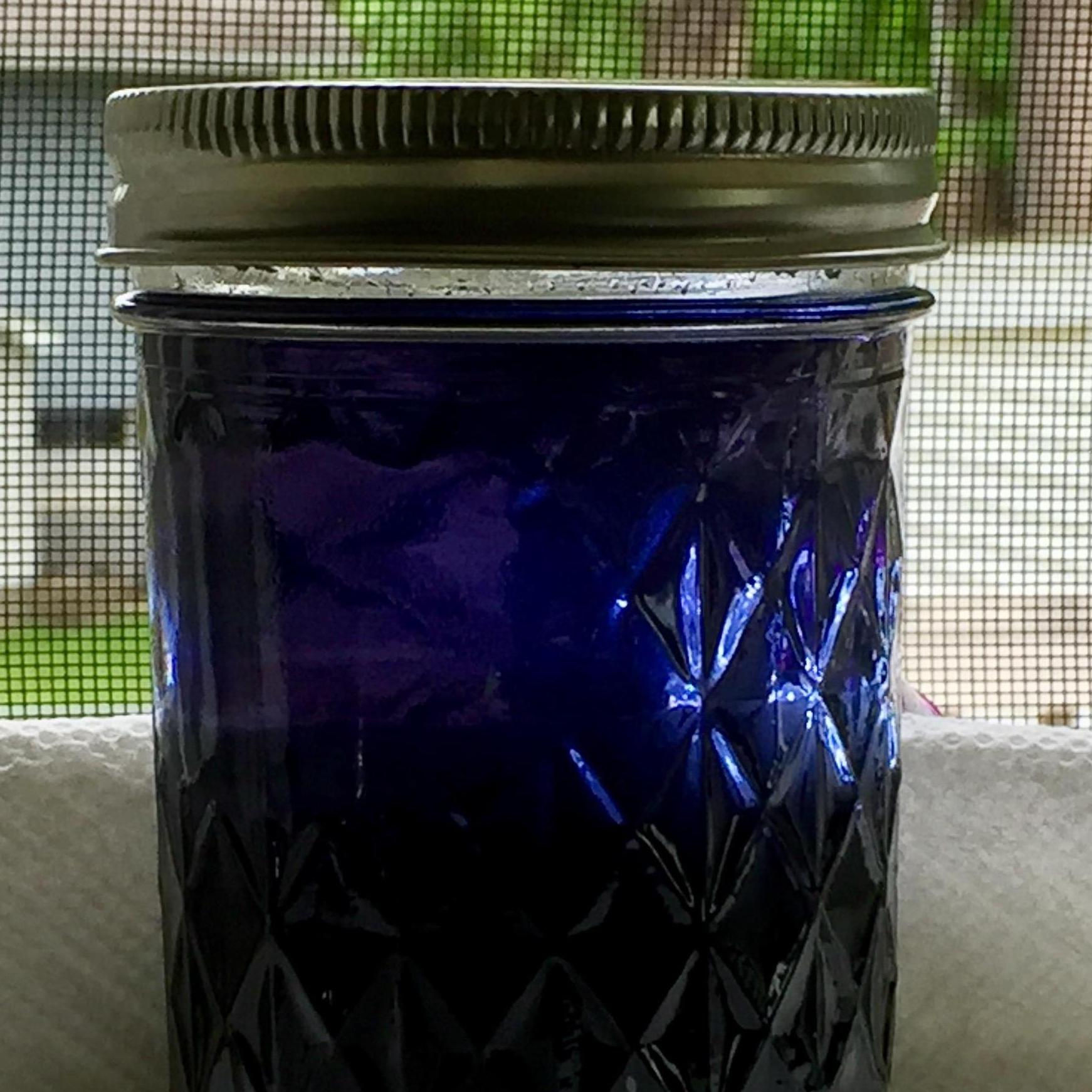 Janet's homemade violet syrup