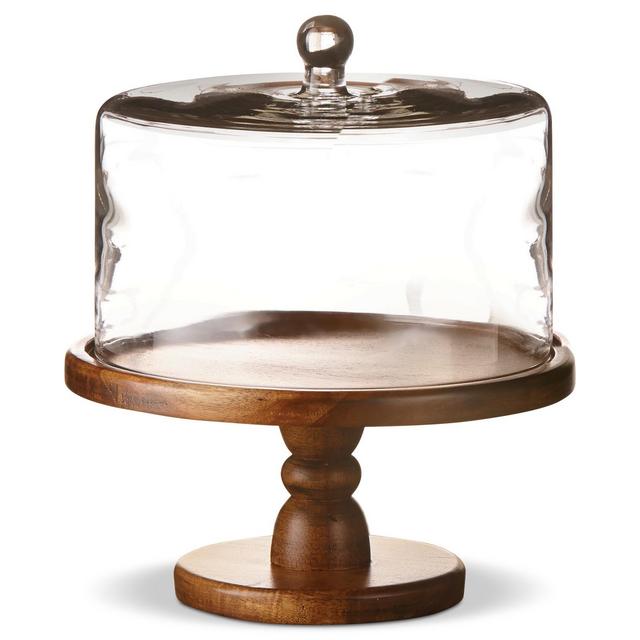 Jay Imports Medera Pedestal Plate with Dome