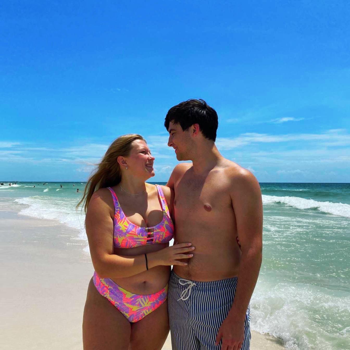 us at the beach!