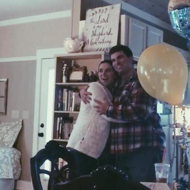 When Ben surprised Maddy for her 20th Birthday.