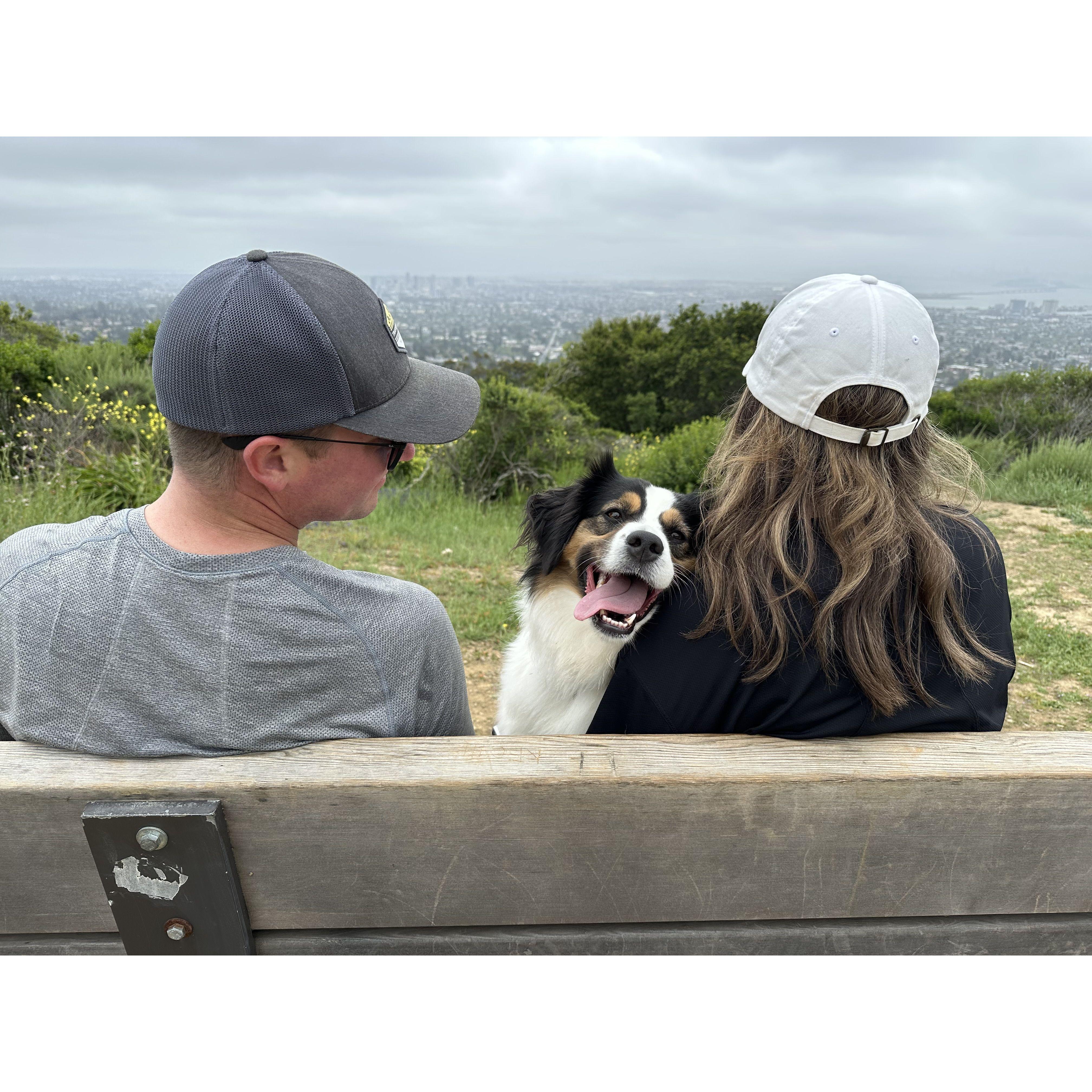 A classic Berkeley hike with our girl.