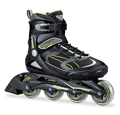Bladerunner by Rollerblade Advantage Pro XT Men's Adult Fitness Inline Skate, Black and Green, Inline Skates