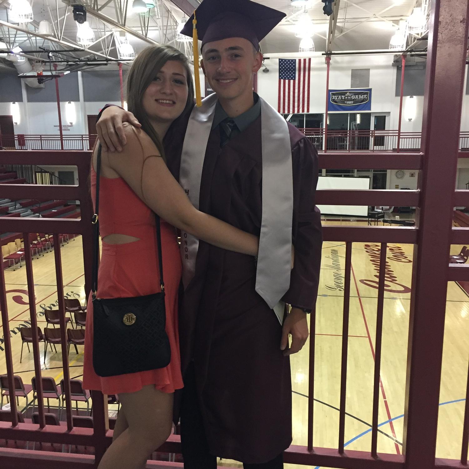 Evan’s high school graduation