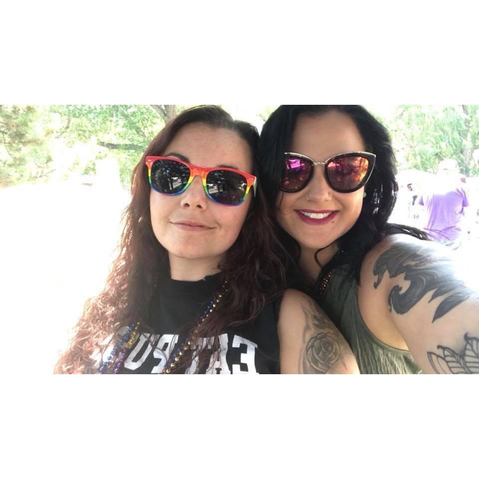 Second Gay Pride event together.