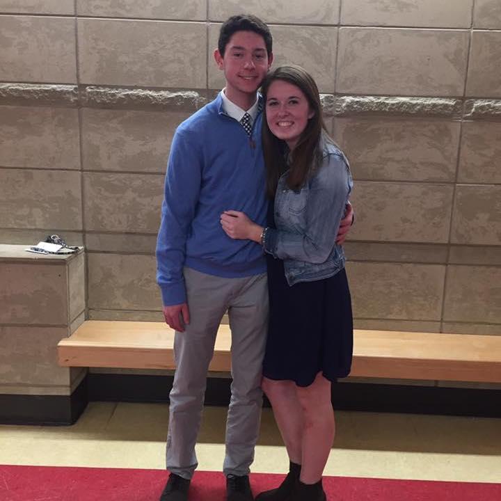 March 2017 - when we first started dating!