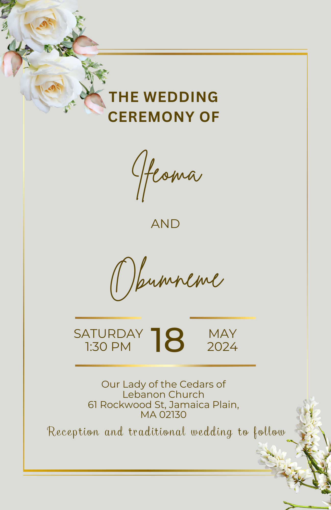 The Wedding Website of Ifeoma Kamalu and Obumneme Obukwelu