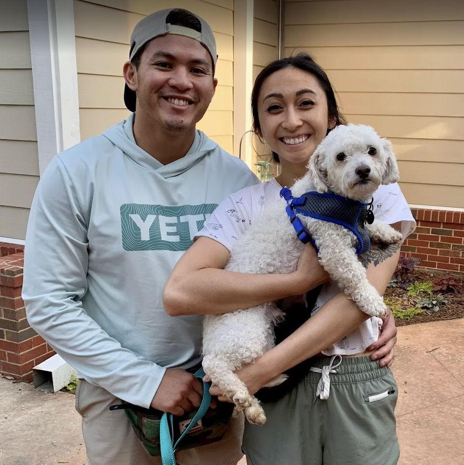 We also adopted another dog-- Cabbages! We hoped that he would quell Turtle's separation anxiety. Turns out, Turtle couldn't care less for him... HA.