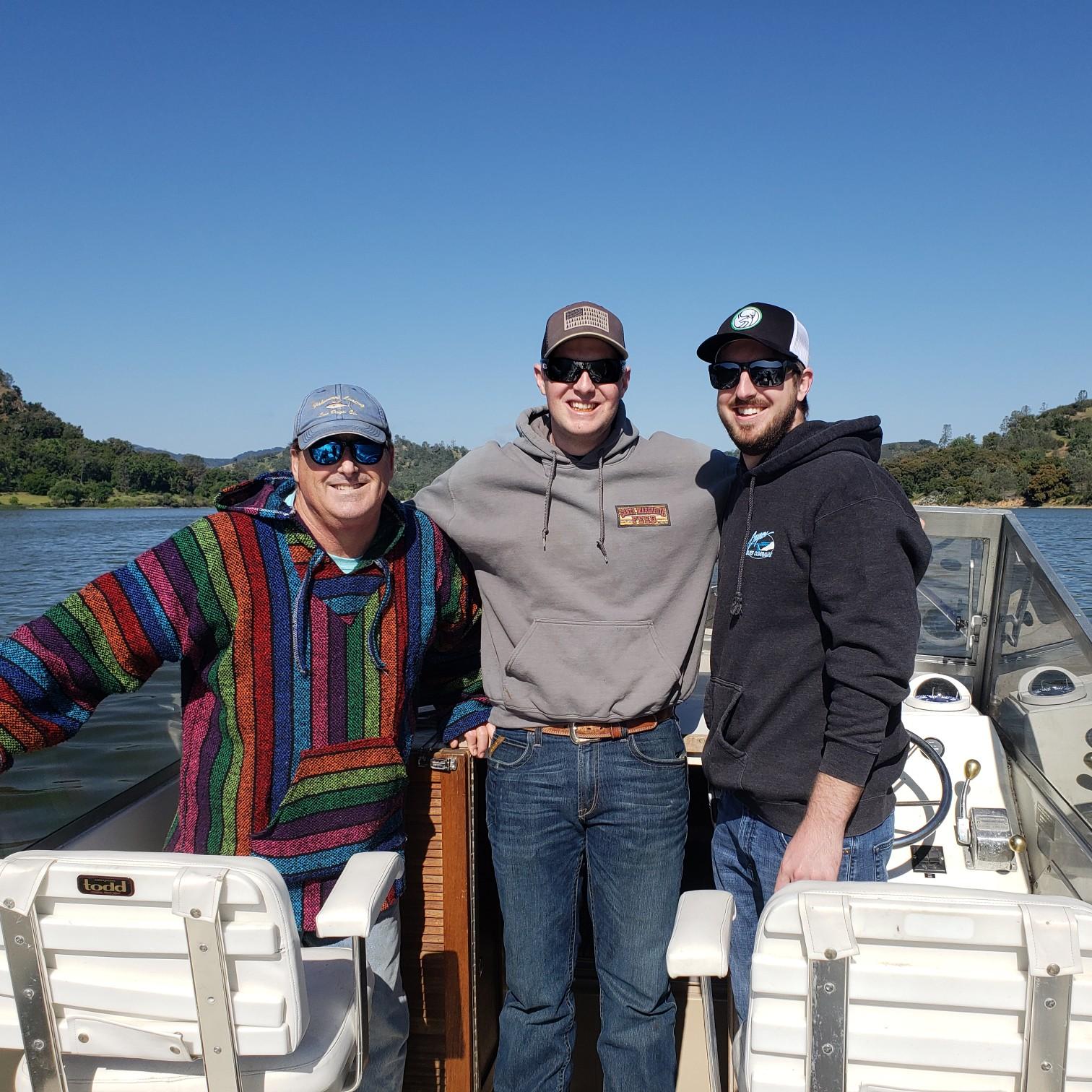Jared and his bother Joey with their Dad Vic.