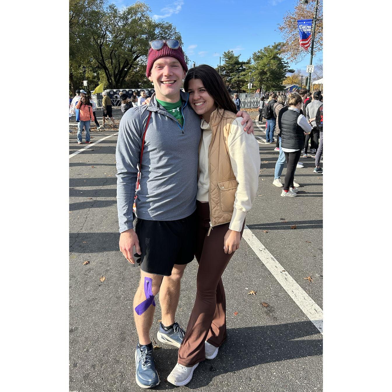 Supporting each other through races