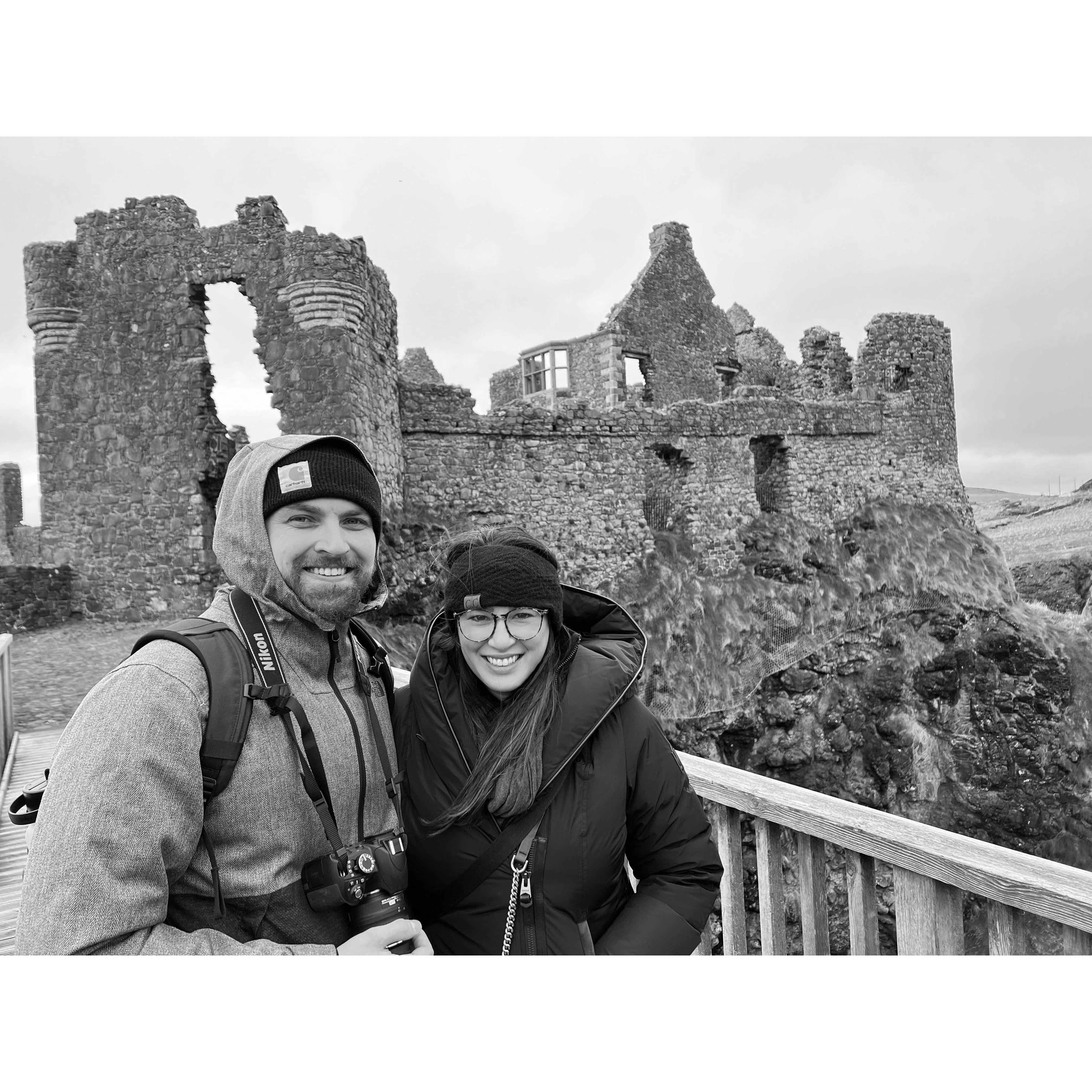 Ireland Dunluce Castle Ruins 3/13/2023