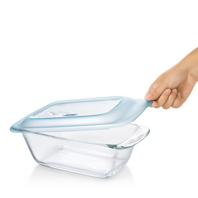 OXO Lidded 1.6-Quart Glass Loaf Pan