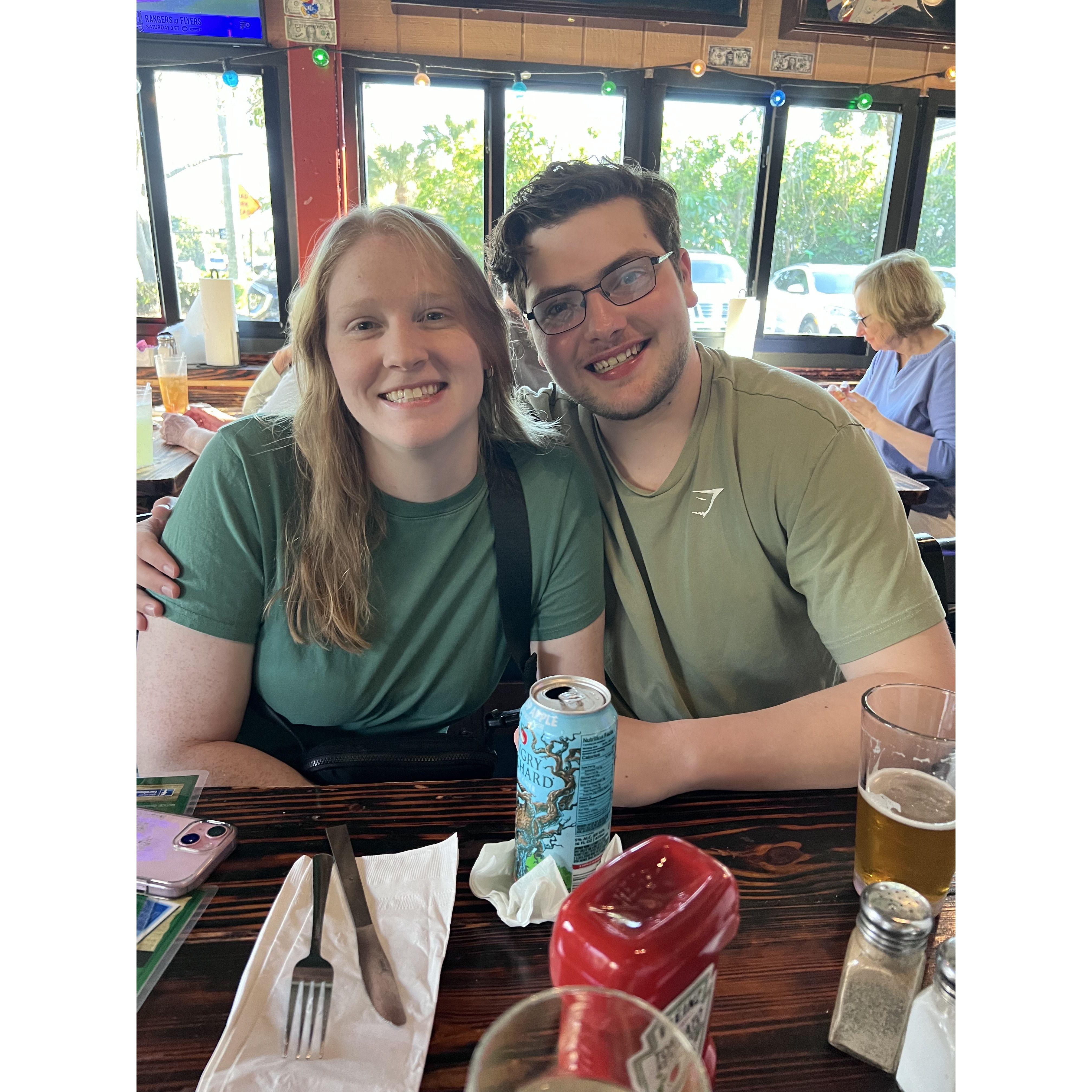 Celebrating Lauren's birthday in FL