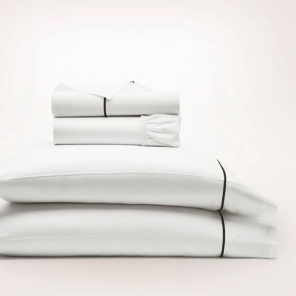 Signature Embellished Sheet Set (Queen- Embroidered: White/Night Embroidered)