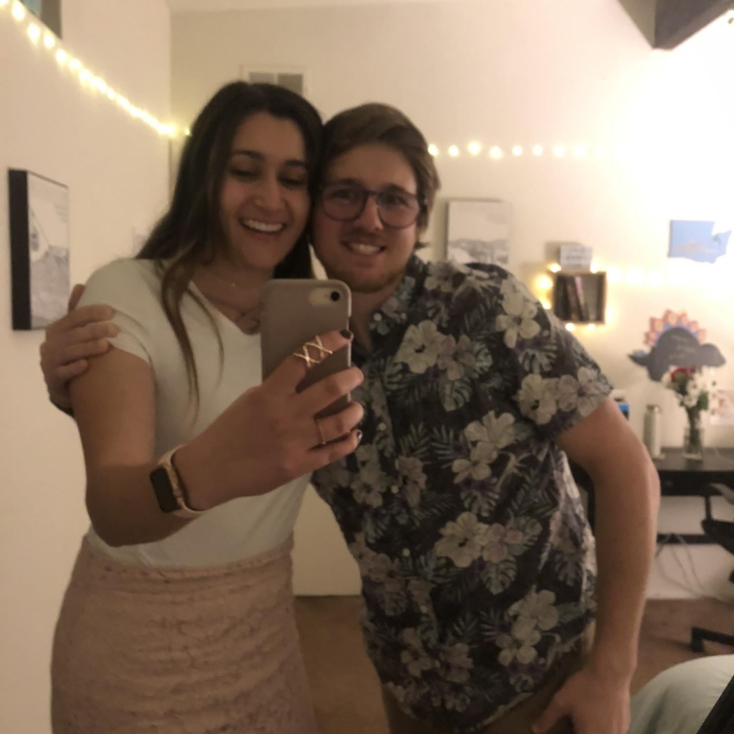 Our first Valentine's Day, two days after our first date in 2022