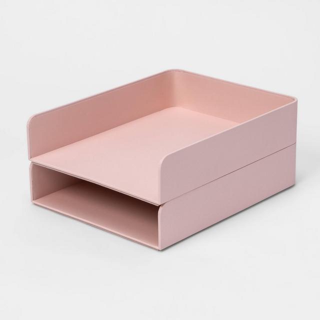 Set of 2 Paper Trays Blush - Project 62™
