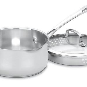 Cuisinart 419-18P Contour Stainless 2-Quart Pour Saucepan with Cover