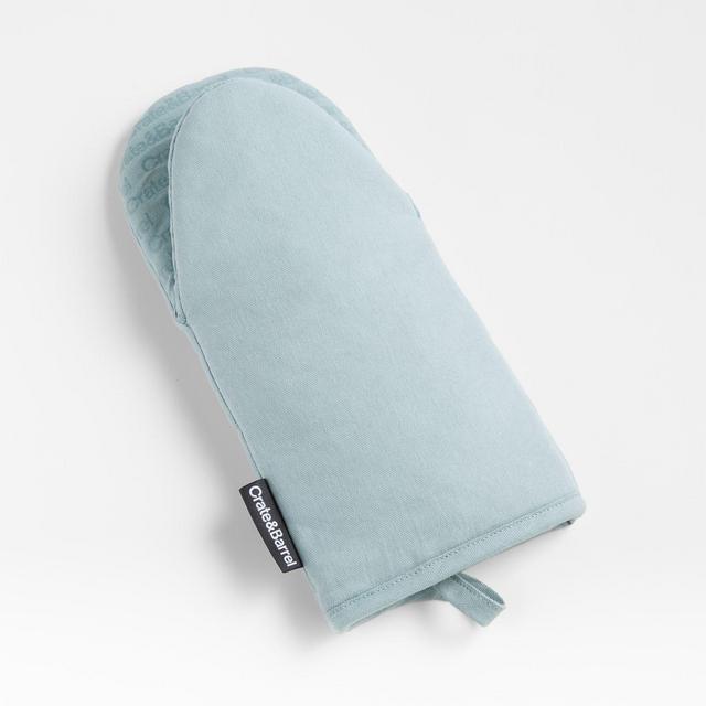 Silicone Grip Blue Mist Oven Mitt