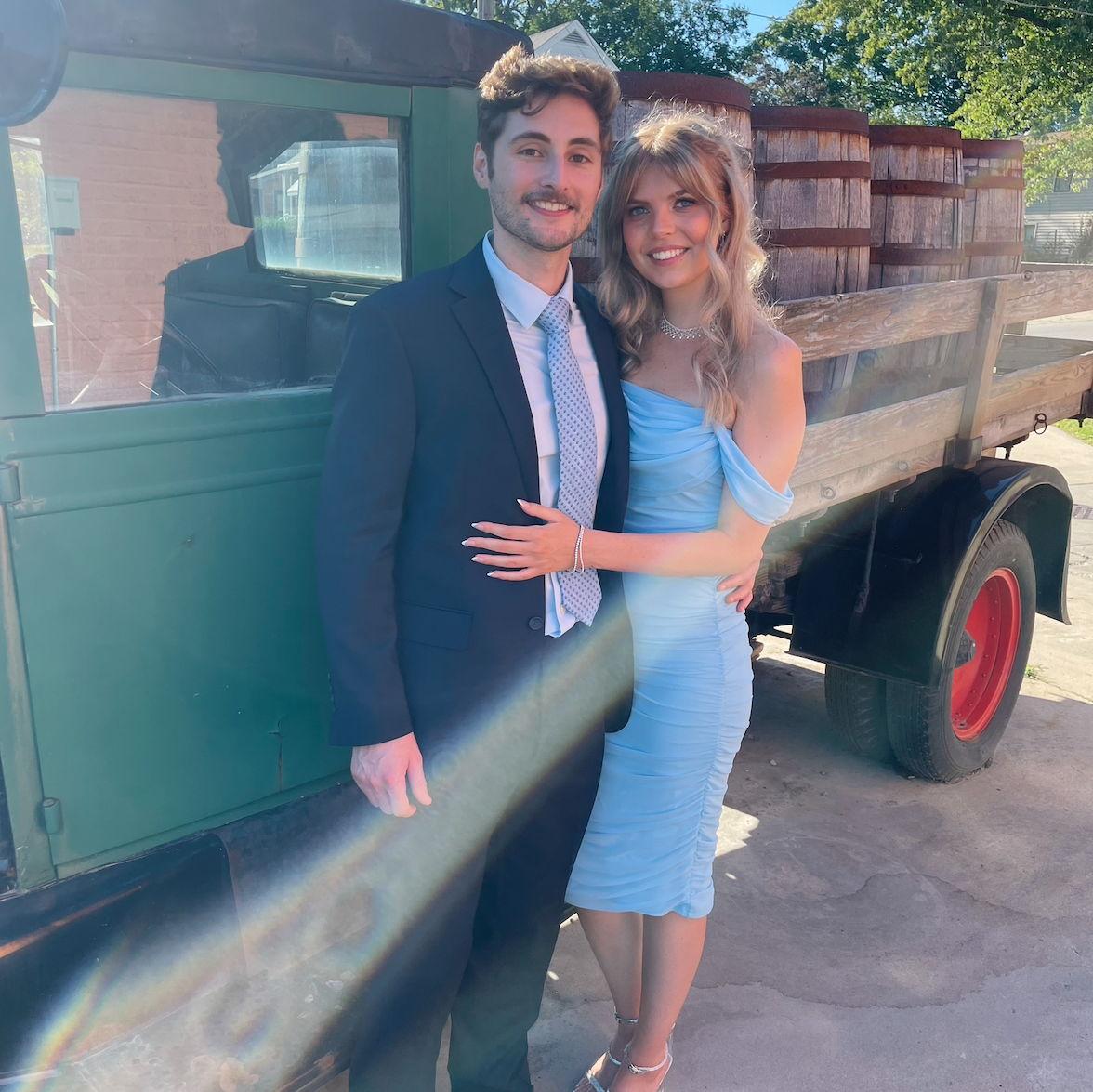 At Lauren's wedding