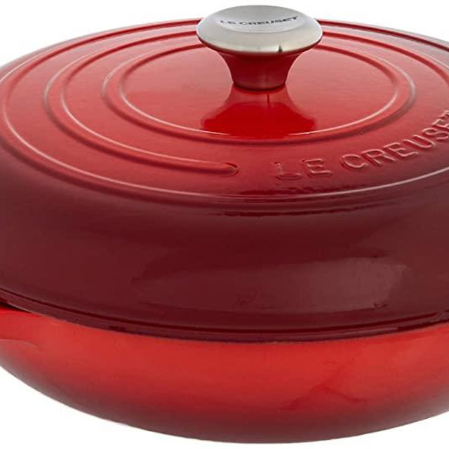 Le Creuset Enameled Cast Iron Signature Braiser, 5 qt. , Cerise