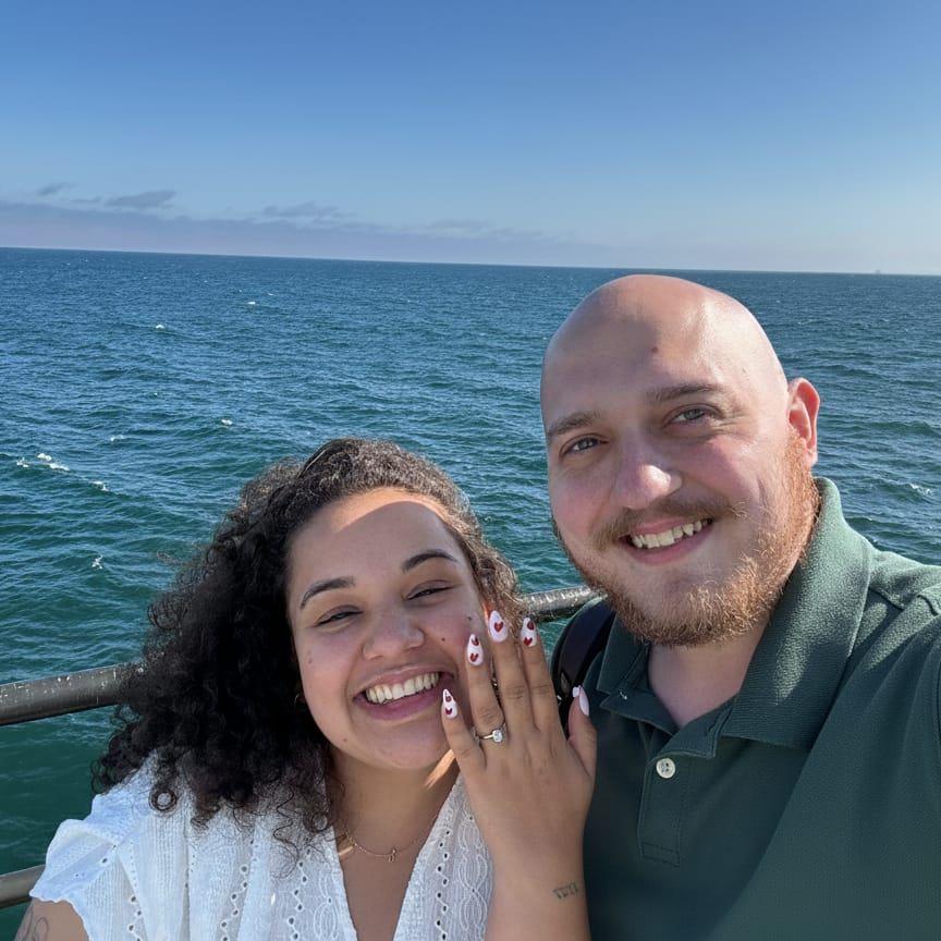The day we got engaged!