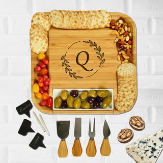 Engraved 11-Piece Charcuterie Board & Tool Set