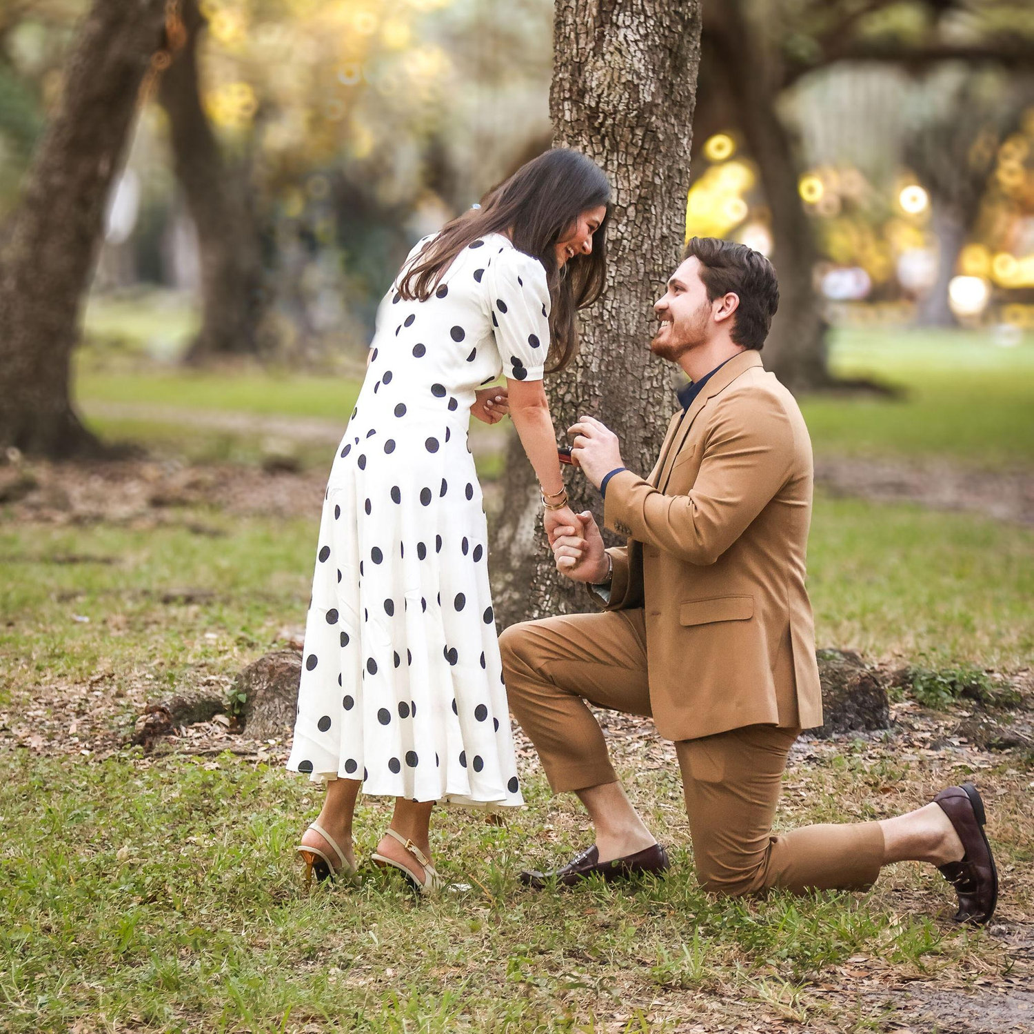 The moment she said "Yes!"