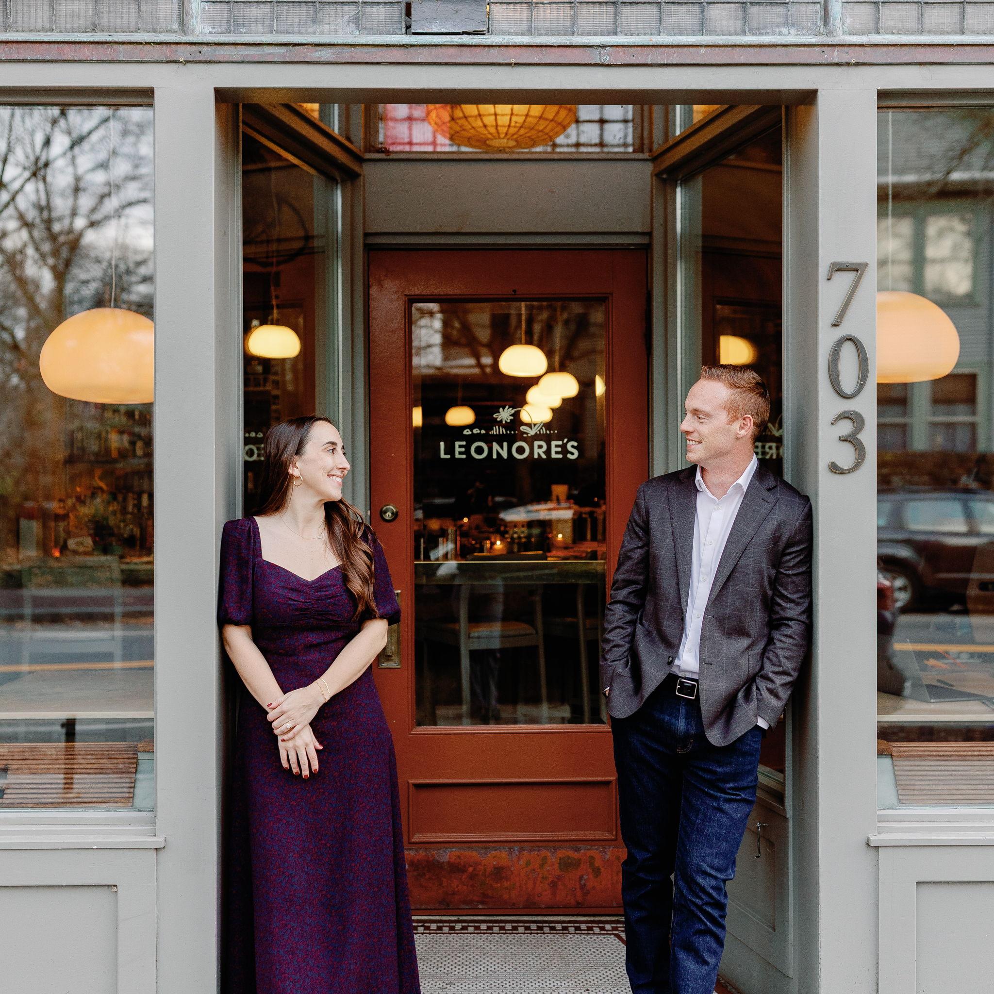 outside of Leonore's