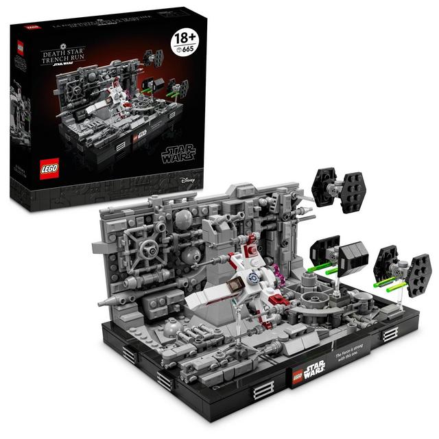 LEGO Star Wars Death Star Trench Run Diorama 75329 Building Kit