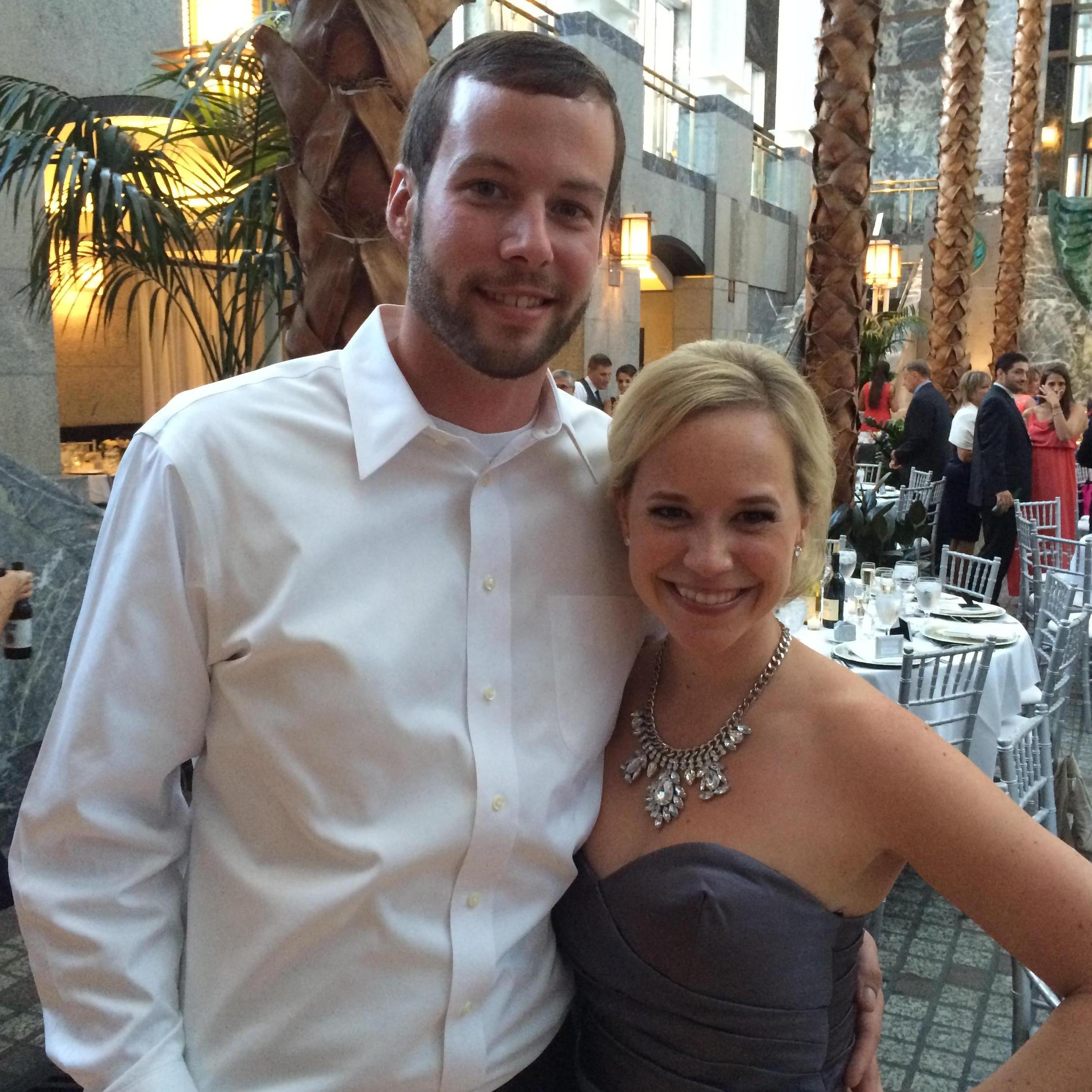 At Jamie and Michael's wedding in Chicago