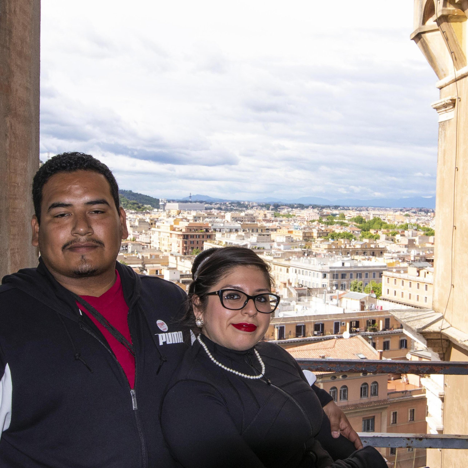 Overlooking Rome from the Vatican