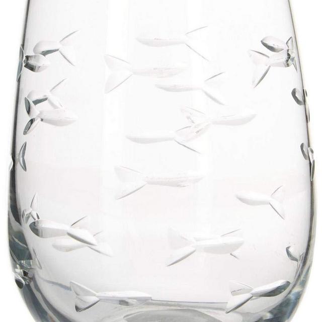 School of Fish Red Wine Tumbler Glasses