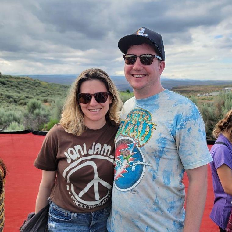 At the Gorge just before seeing Joni Mitchell!
