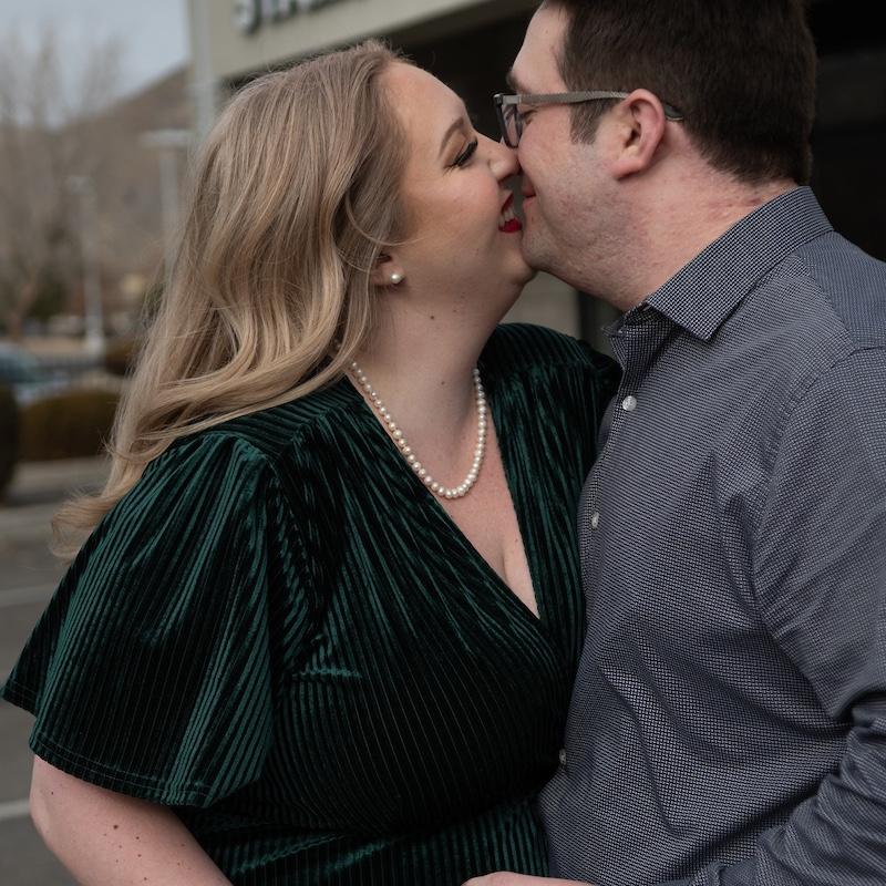 Brad & Amber Dawn engagement photos, photographed by David Calvert, 2025