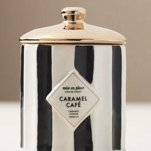 mise en place Gourmand Caramel Café Ceramic Candle