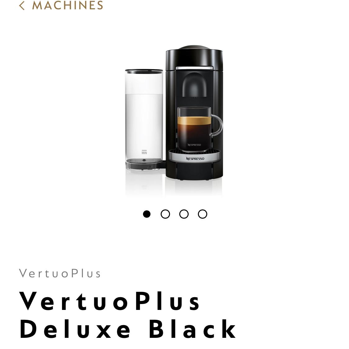VertuoPlus Deluxe Black